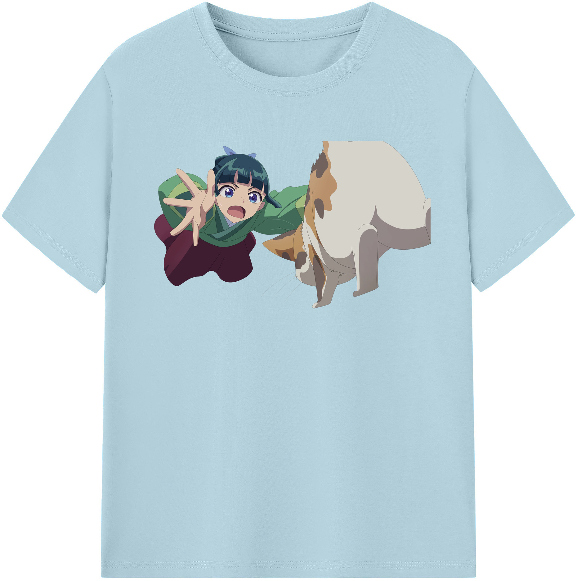 （画像用） 薬屋のひとりごと The Apothecary Diaries 綿100％半袖Tシャツ（フロントプリント）